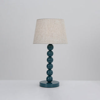 Lexi Pearl Orb Table Lamp Cyan