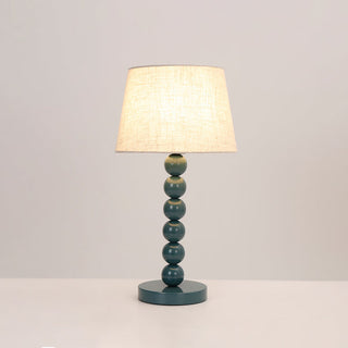 Lexi Pearl Orb Table Lamp Cyan