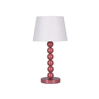 Lexi Pearl Orb Table Lamp Rust