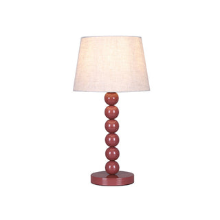 Lexi Pearl Orb Table Lamp Rust