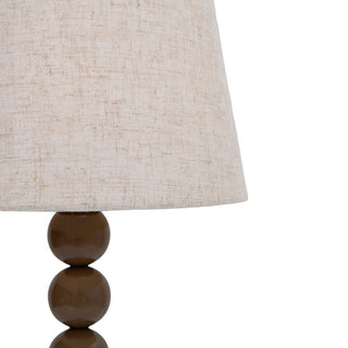 Lexi Pearl Orb Table Lamp Toffee
