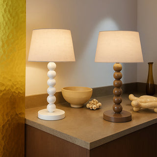 Lexi Pearl Orb Table Lamp Whisper White
