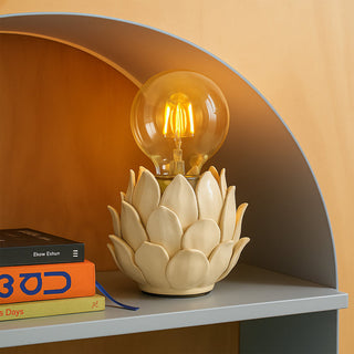 Lexi Lustre Artichoke Ceramic Table Lamp