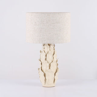 Lexi Layered Leaf Ceramic Table Lamp