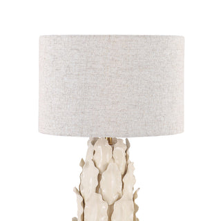 Lexi Layered Leaf Ceramic Table Lamp