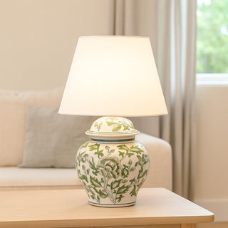 Lexi Tove Celadon Ceramic Table Lamp