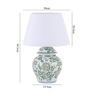 Lexi Tove Celadon Ceramic Table Lamp