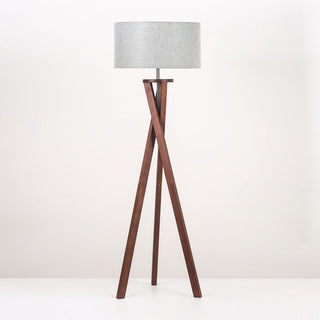 Lexi Easel Floor Lamp - Walnut