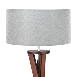 Lexi Easel Floor Lamp - Walnut