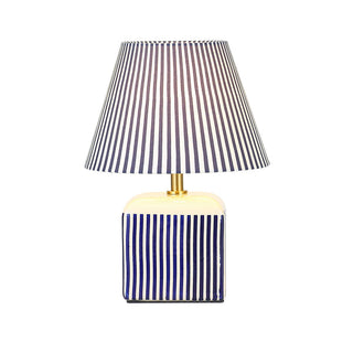 Lexi Amaris Ceramic Striped Table Lamp