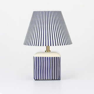 Lexi Amaris Ceramic Striped Table Lamp