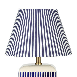 Lexi Amaris Ceramic Striped Table Lamp