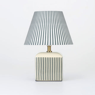 Lexi Amaris Ceramic Striped Table Lamp
