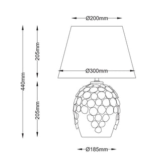 Lexi Monica Ceramic Table Lamp