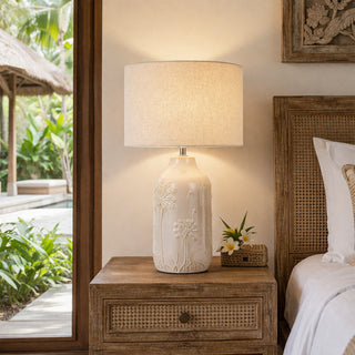 Lexi Nari Dandelion Ceramic Table Lamp