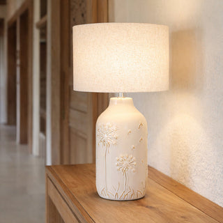 Lexi Nari Dandelion Ceramic Table Lamp