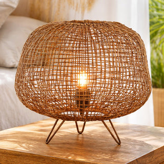 Lexi Nerina Rattan Table Lamp
