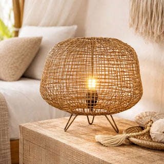 Lexi Nerina Rattan Table Lamp