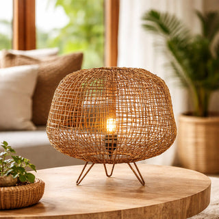 Lexi Nerina Rattan Table Lamp