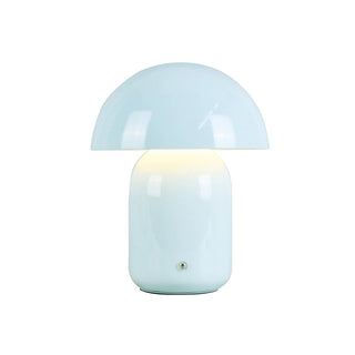 Lexi USB Rechargeable Mushroom LED CCT Dimmable Touch Table Lamp Pale Blue