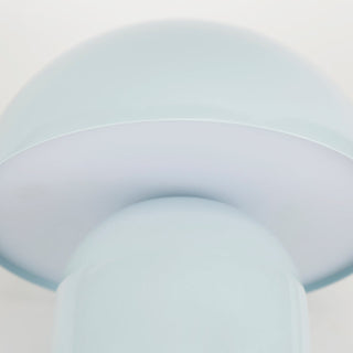 Lexi USB Rechargeable Mushroom LED CCT Dimmable Touch Table Lamp Pale Blue