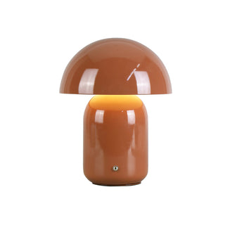 Lexi USB Rechargeable Mushroom LED CCT Dimmable Touch Table Lamp Clay