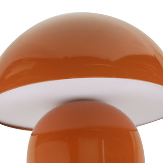 Lexi USB Rechargeable Mushroom LED CCT Dimmable Touch Table Lamp Clay