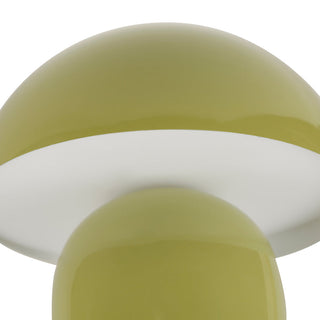 Lexi USB Rechargeable Mushroom LED CCT Dimmable Touch Table Lamp Sage
