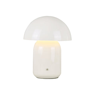 Lexi USB Rechargeable Mushroom LED CCT Dimmable Touch Table Lamp White