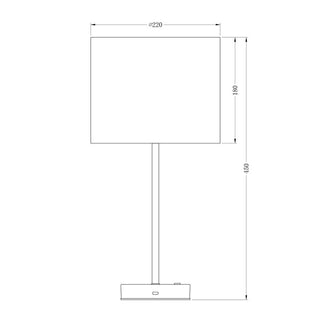 Lexi Kiki Rechargeable Touch Dimmable LED Table Lamp