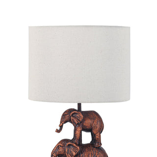 Lexi Mother & Calf Elephant LED Table Lamp