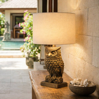 Lexi Owl Sculpture LED Table Lamp