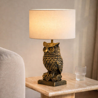 Lexi Owl Sculpture LED Table Lamp