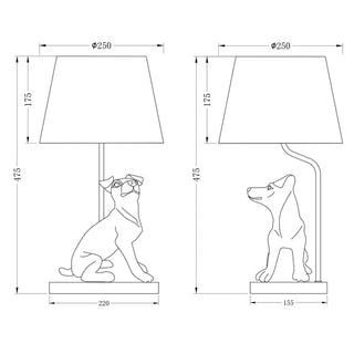 Lexi Jack Russell LED Table Lamp