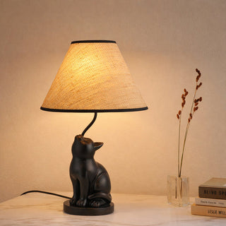 Lexi Upward-Looking Cat LED Table Lamp