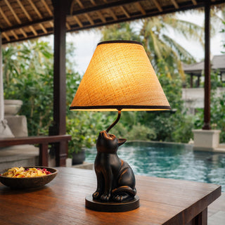 Lexi Upward-Looking Cat LED Table Lamp