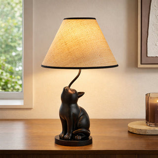 Lexi Upward-Looking Cat LED Table Lamp