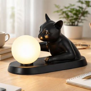 Lexi Cat Touching Ball LED Table Lamp