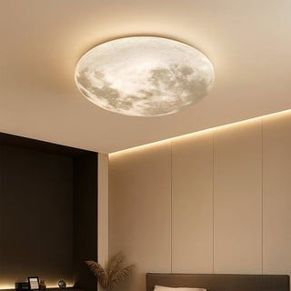 Lexi Luna Moon Tri Colour Dimmable Flush Mount LED Ceiling Light Large