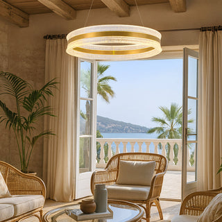 Lexi Apex Inbuilt LED CCT Halo Pendant Light