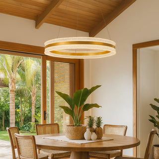 Lexi Apex Inbuilt LED CCT Halo Pendant Light