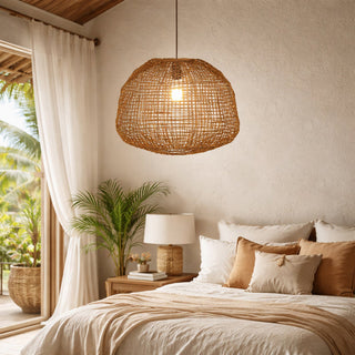 Lexi Nerina Rattan Pendant Light