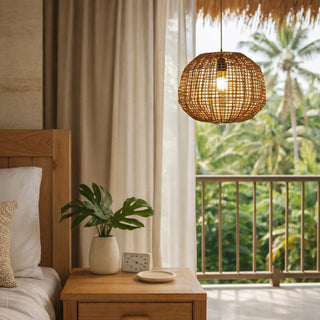 Lexi Nerina Rattan Pendant Light