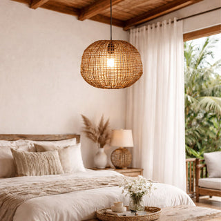 Lexi Nerina Rattan Pendant Light