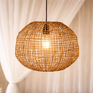 Lexi Nerina Rattan Pendant Light