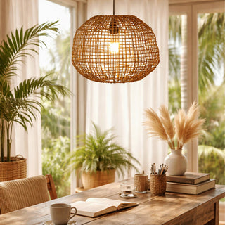 Lexi Nerina Rattan Pendant Light
