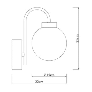 Lexi Rhea Rechargeable Built-in LED CCT Dimmable Wall Sconce