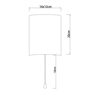 Lexi Teevan Pull Cord Wall Light