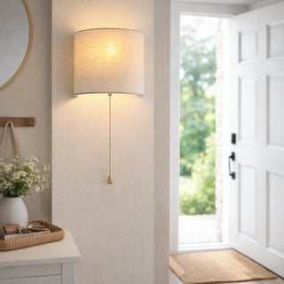 Lexi Reese Pull Cord Wall Light