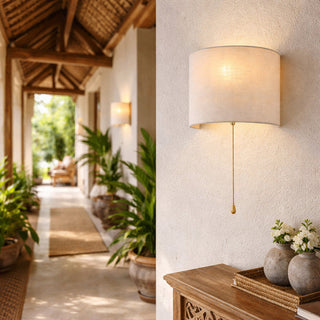 Lexi Reese Pull Cord Wall Light